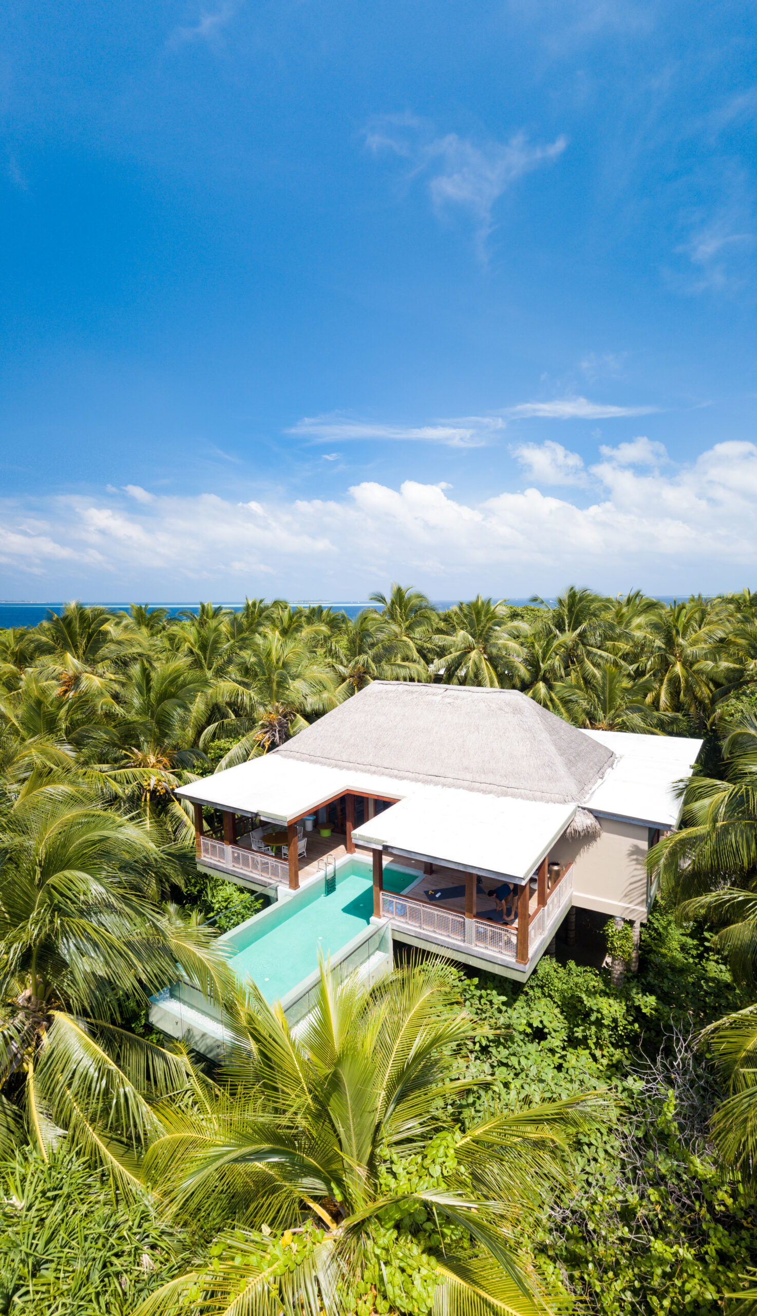 Amilla Maldives Resort and Residences - Treehouse - Drone shot